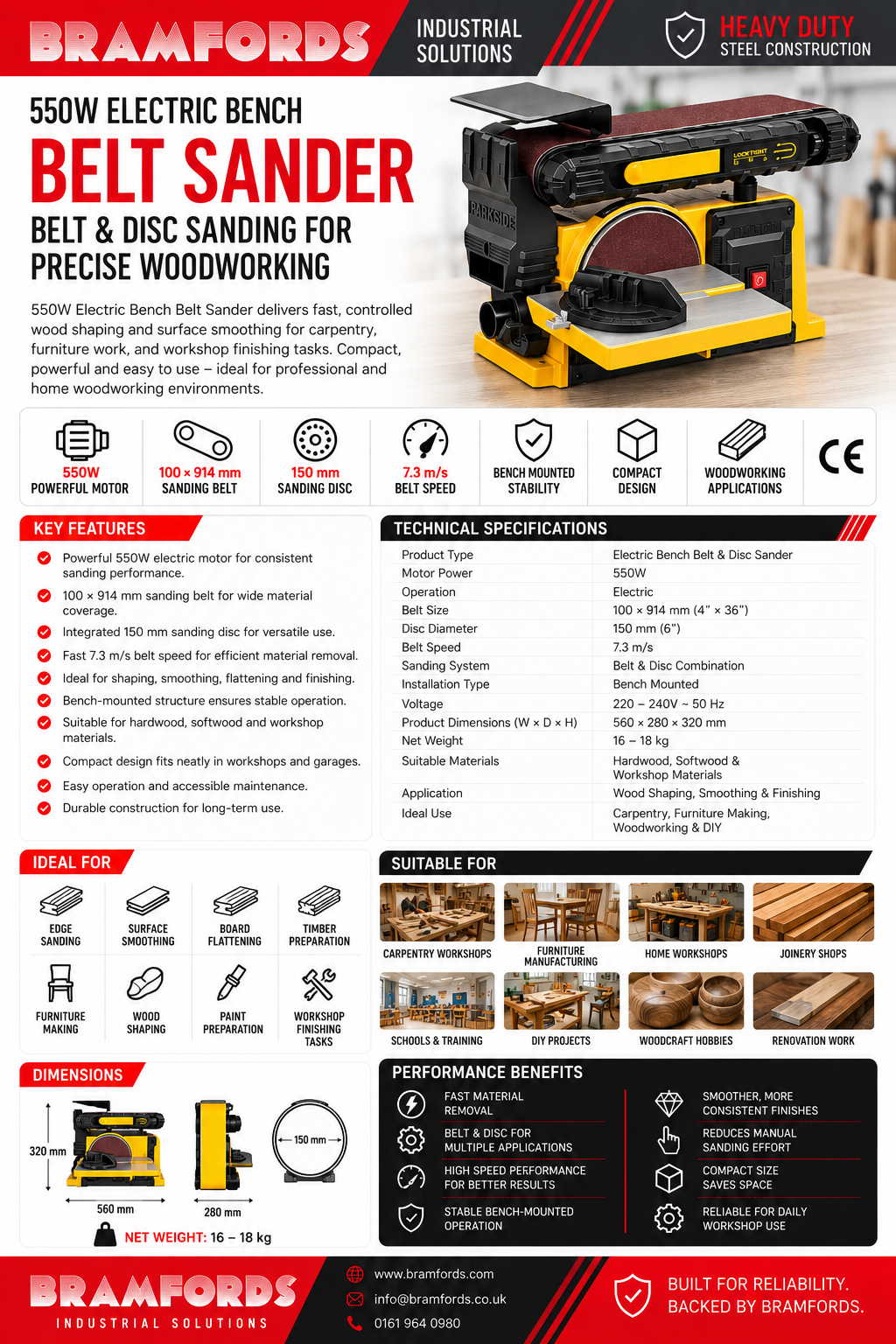 Bramfords LX-SM46-550 Catalogue Page