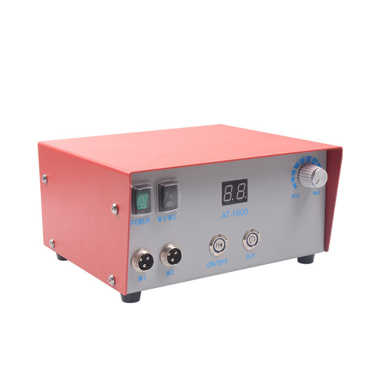 AT-CM-044 A6 bench-top micro motor control unit with speed controls and digital display