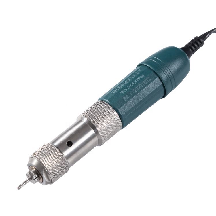 A6 brushless micro motor handpiece with silver collet chuck for precision polishing and engraving