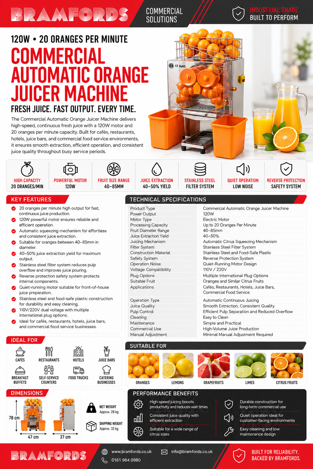 Bramfords BKN-2000EH Catalogue Page
