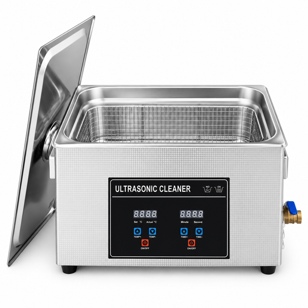 CJ-100SD 30L Industrial Ultrasonic Cleaner – Heated, 40kHz