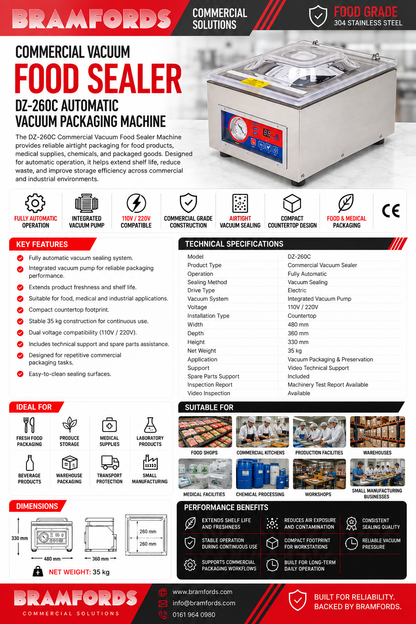 Bramfords DZ-260C Catalogue Page
