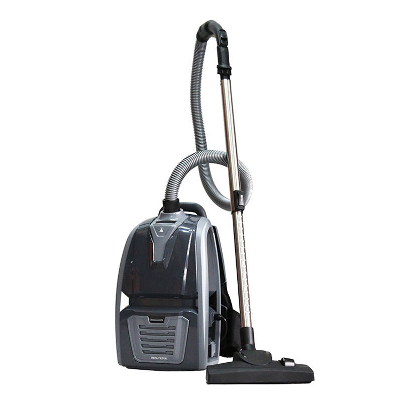 JB61 backpack vacuum cleaner with flexible hose, metal cleaning wand and floor head