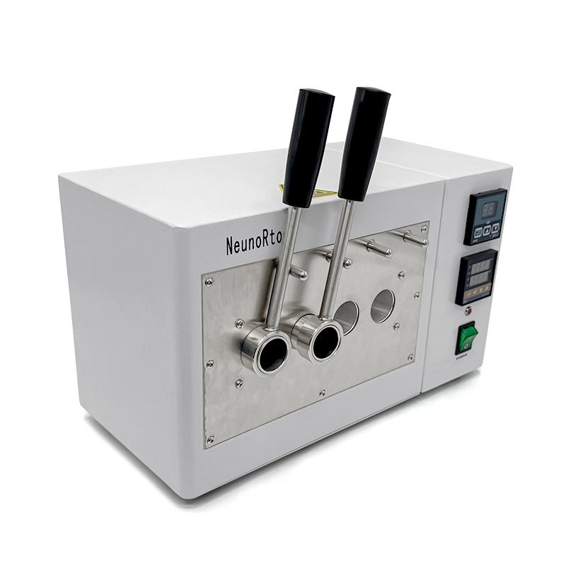 Neunoton S-1501 dental lab heater with dual heating nozzles and digital control panel
