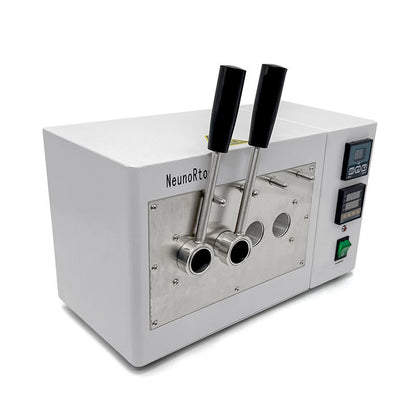 Neunoton S-1501 dental lab heater with dual heating nozzles and digital control panel