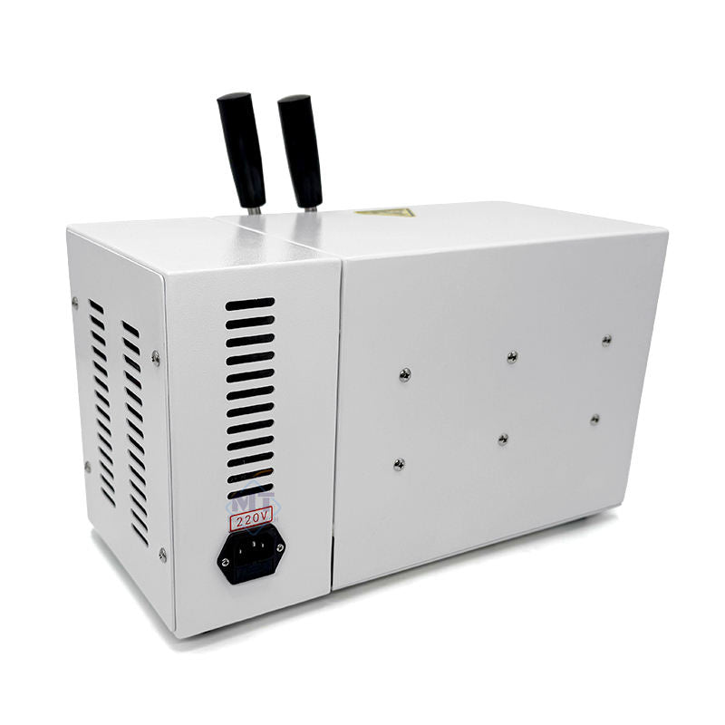 Rear view of Neunoton S-1501 dental lab heater showing ventilation grilles and power inlet