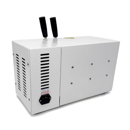 Rear view of Neunoton S-1501 dental lab heater showing ventilation grilles and power inlet