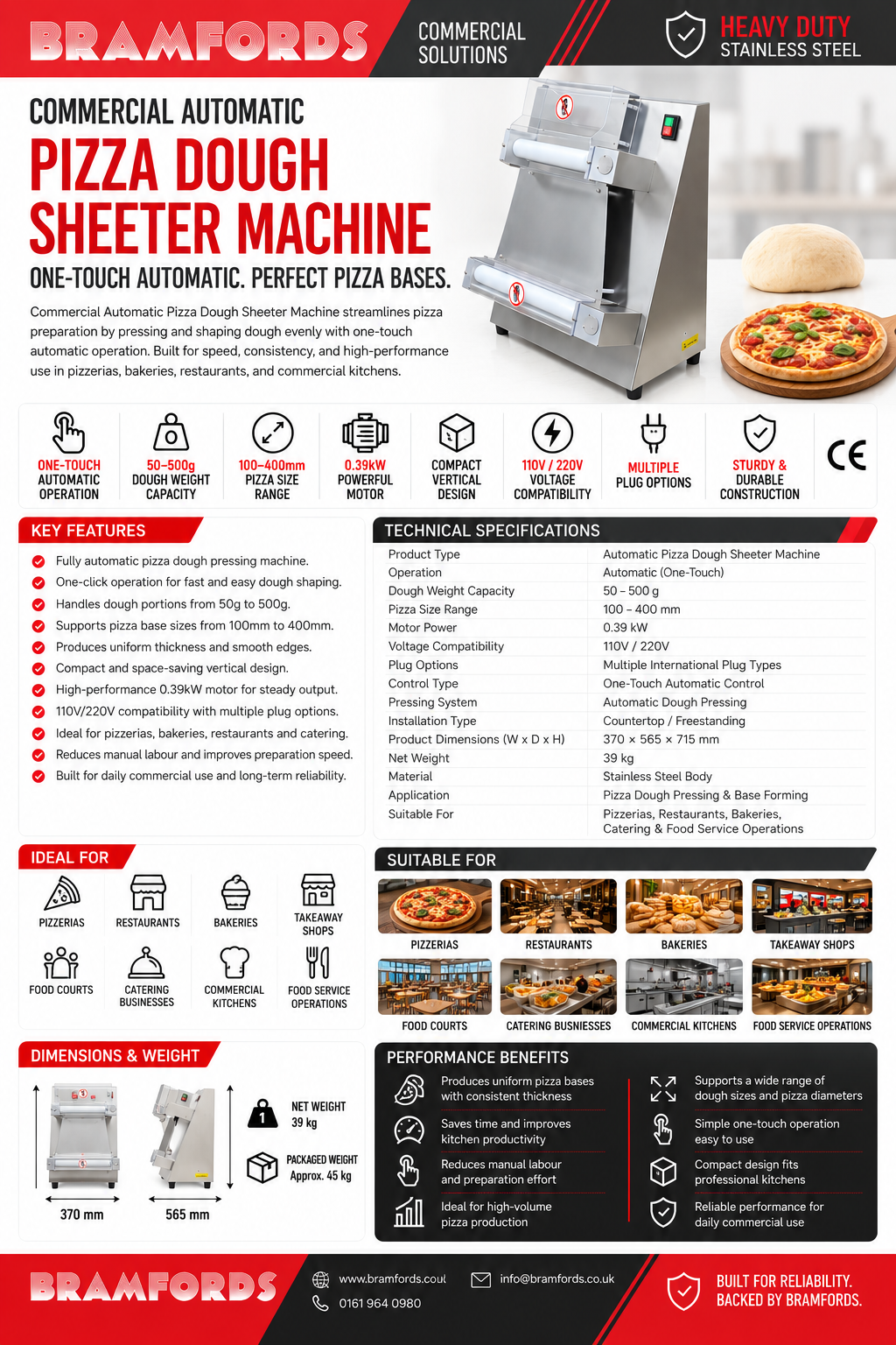 Bramfords WK-PS400 Catalogue Page