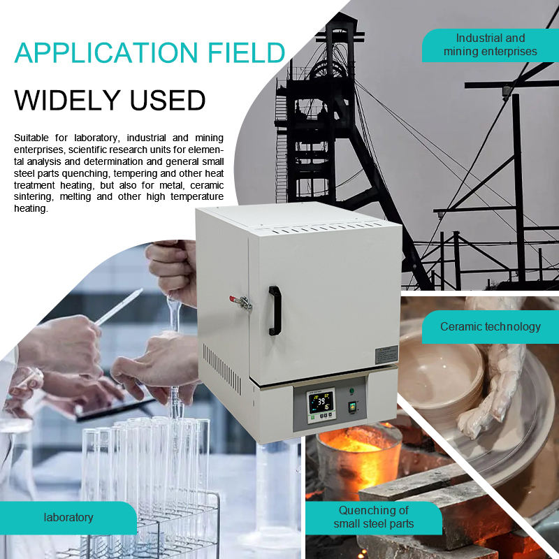 YIRUI SX-10-12 laboratory furnace applications including laboratory testing, ceramic processing and industrial heat treatment