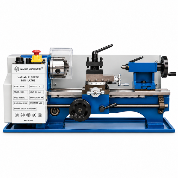 Yishou YS1835C Mini Metal Lathe – 180 × 350mm, 0–2000 RPM, 500W